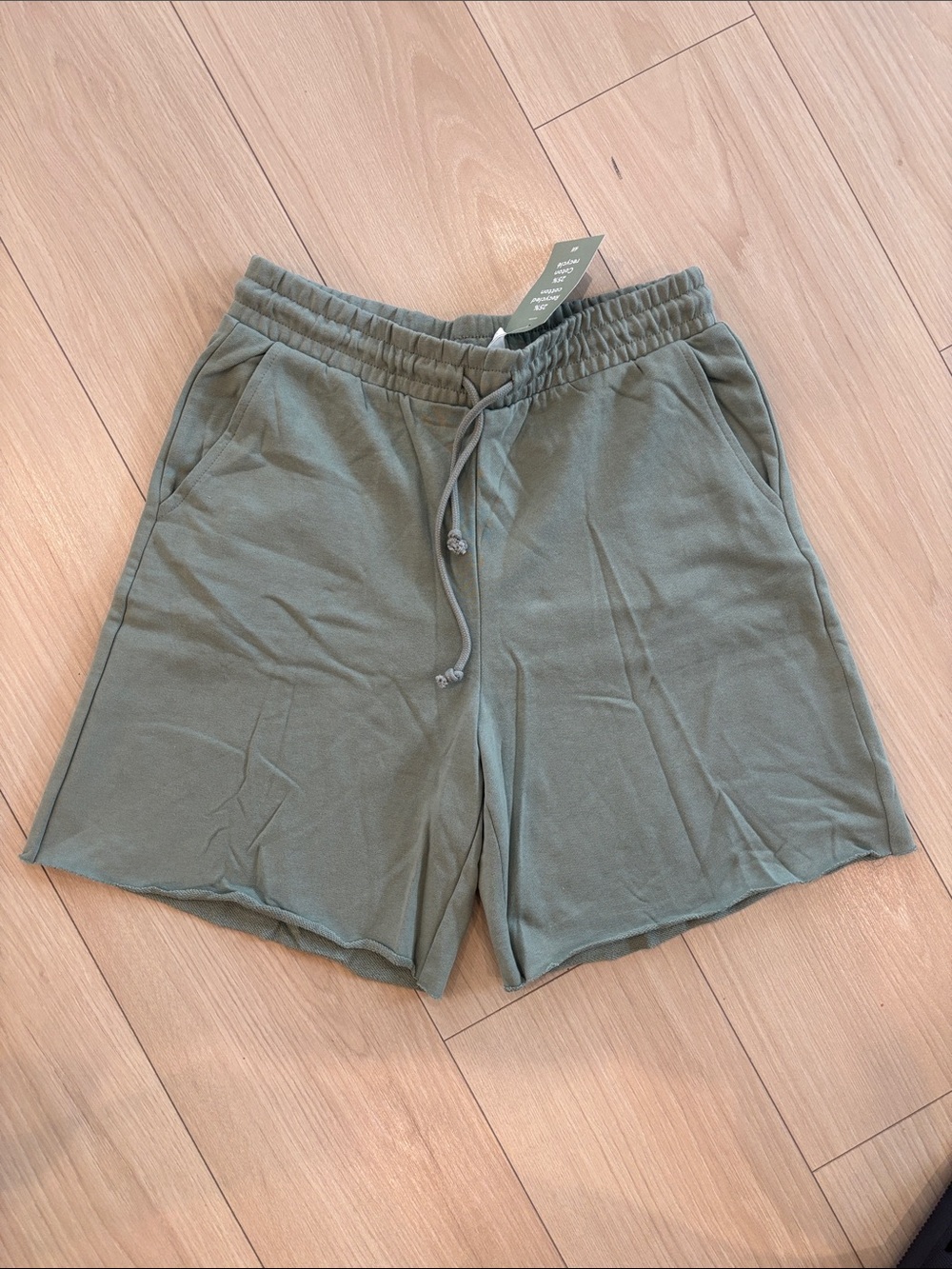 H&M Olive Green Women's Athletic Drawstring Shorts